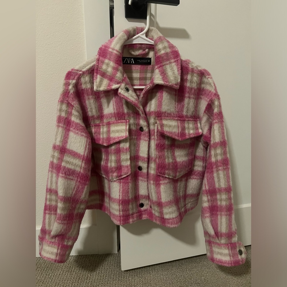 Zara oversized flannel